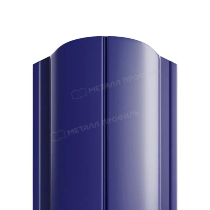 Купить штакетник металлпрофиль ellipse-o 19х126 norman 0.5 мм ультрамарин