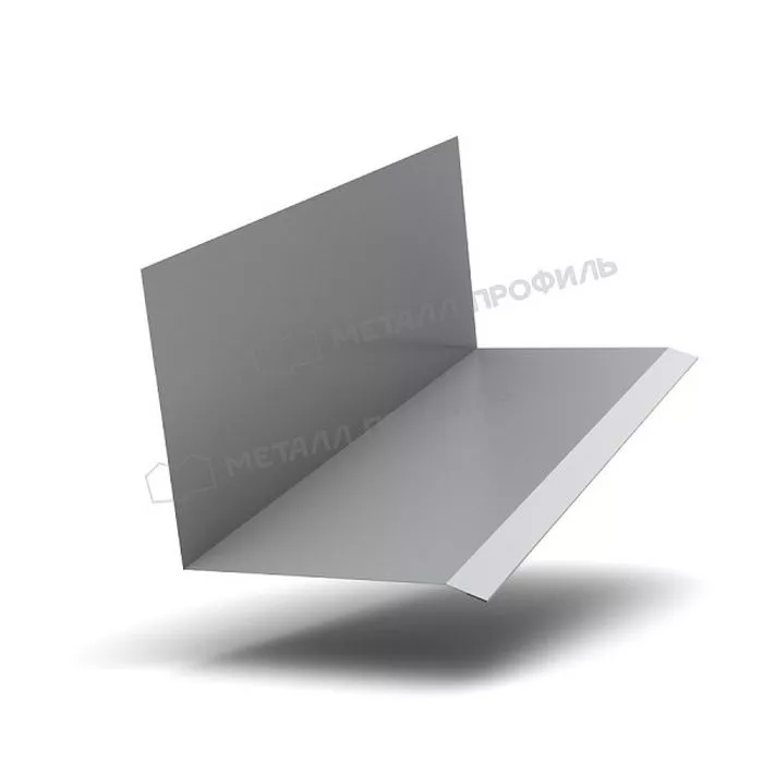 Купить планка примыкания верхняя к стене fastclick norman 0,5 мм (150*135) (2м) серый