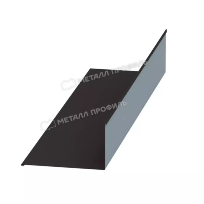 Купить планка металлпрофиль примыкания нижняя viking mp e 0,5 мм 122х250 (2м) 		