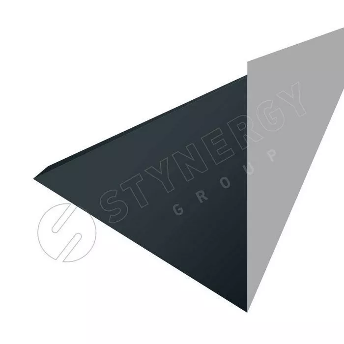 Купить планка для верхнего примыкания к трубе для смарт фальц про rooftop кашемир мат 0,5мм (2м) мокрый асфальт 