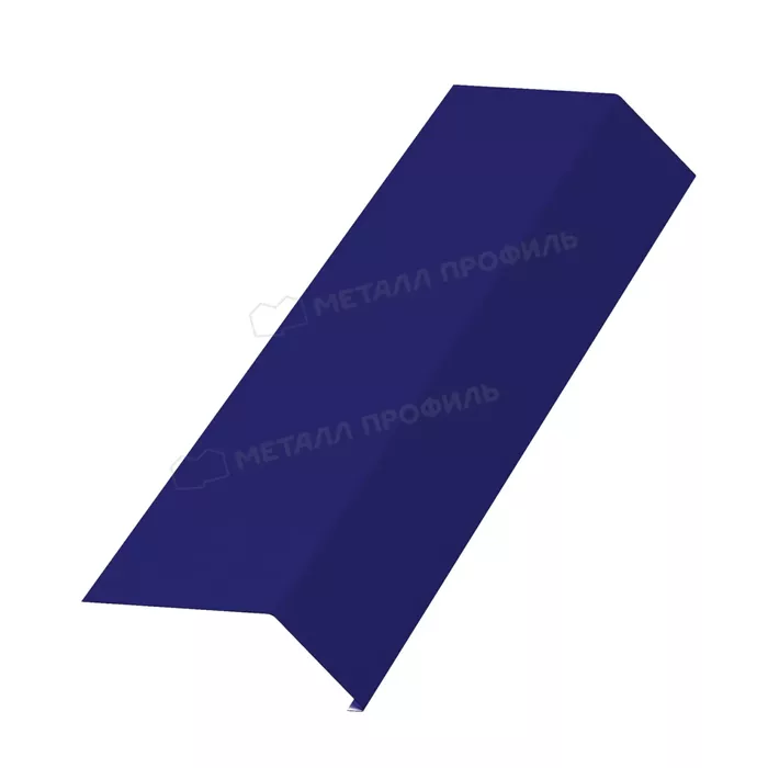 Купить планка металлпрофиль карнизная norman 0,5 мм 100х69 (2м) ультрамарин