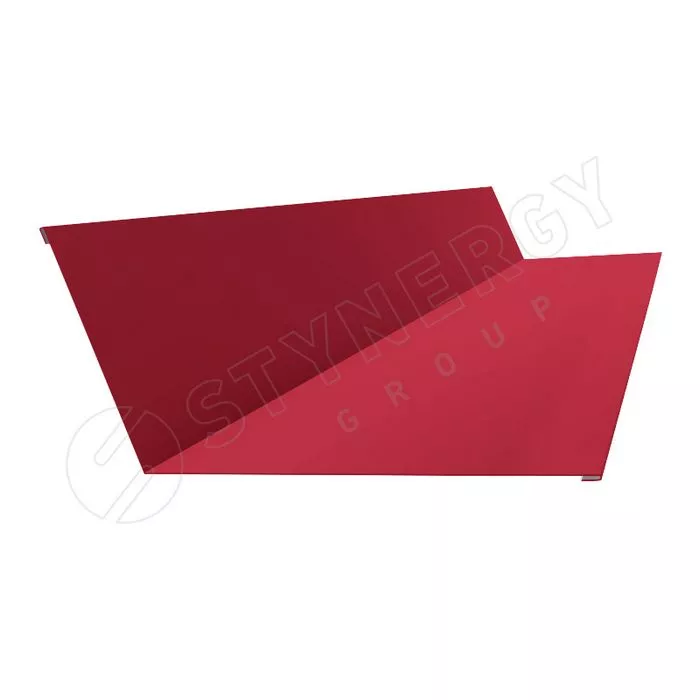 Купить планка примыкания стинержи corundum 0,5 мм 250х150 (2м)			 красный рубин
