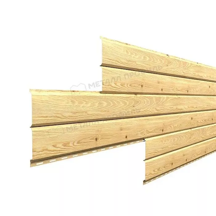 Купить металлический сайдинг металлпрофиль lбрус ecosteel матовый (15*240) 0,5 мм  