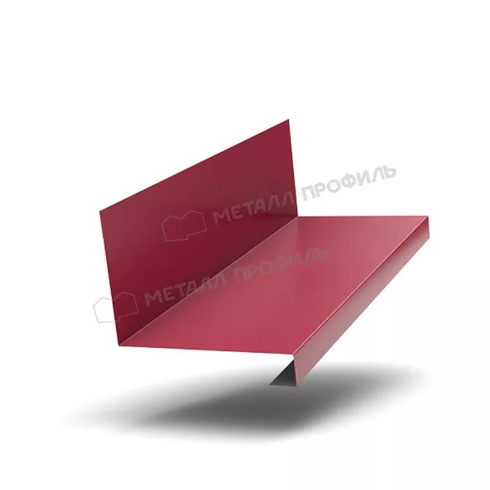 Купить планка примыкания нижняя к трубе fastclick viking mp-e 0,5 мм (150*200) (2м) красное вино