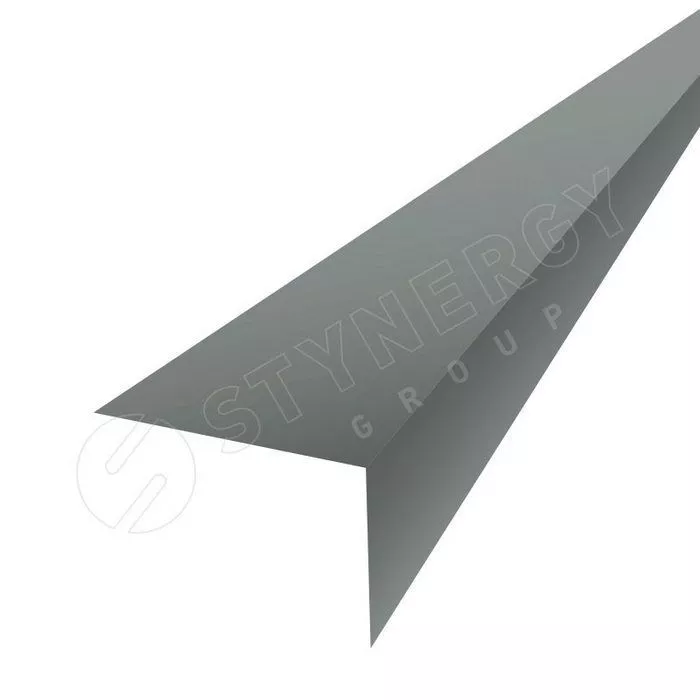 Купить планка околооконная простая для смарт фальц про 250х150 graphite45 (3м) железно-серый