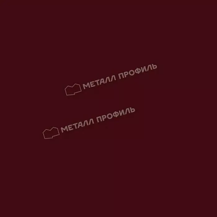 Купить планка завершающая 65х3000 pe   0.45 мм красная окись